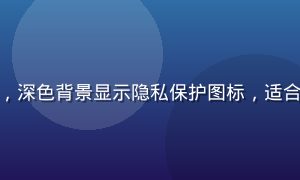 浏览器无痕模式界面截图，深色背景显示隐私保护图标，适合午夜福利片安全观看场景
